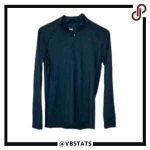 REI Men's 1/4 Zip Heather Navy Blue Outdoor‎ Activity Top in Size Medium